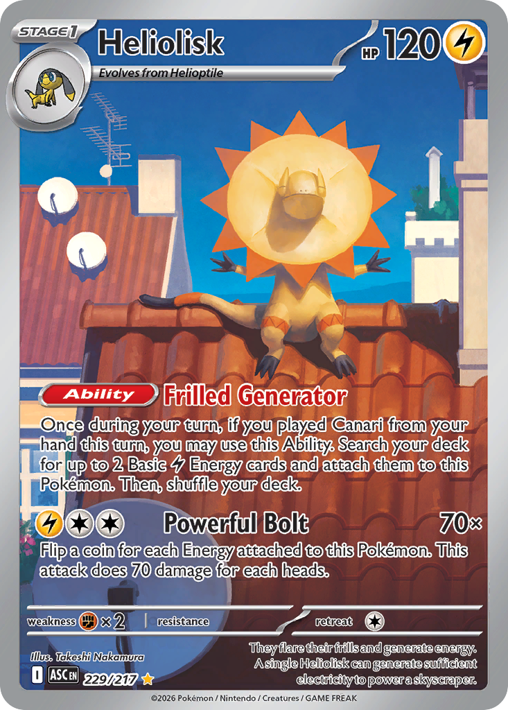 Heliolisk (229/217) - [Illustration Rare] Ascended Heroes (ASC)