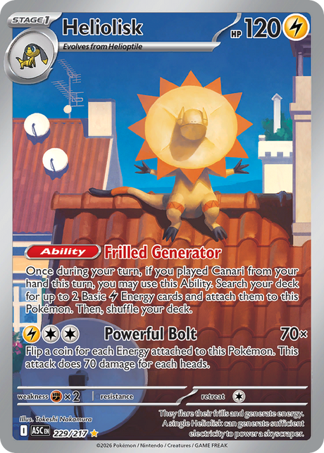 Heliolisk (229/217) - [Illustration Rare] Ascended Heroes (ASC)