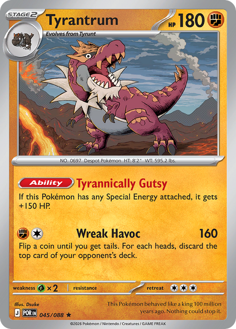 Tyrantrum (45/88) - Perfect Order (POR)