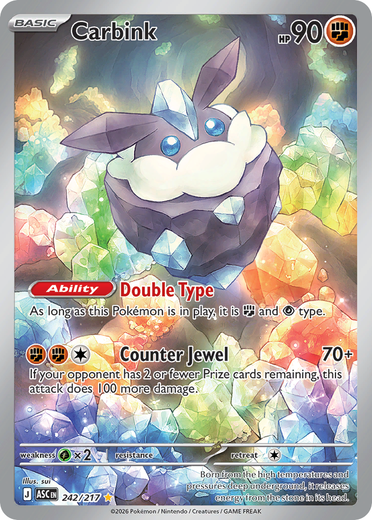 Carbink (242/217) - [Illustration Rare] Ascended Heroes (ASC)