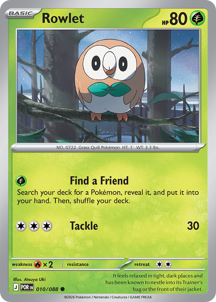 Rowlet (10/88) - Perfect Order (POR)