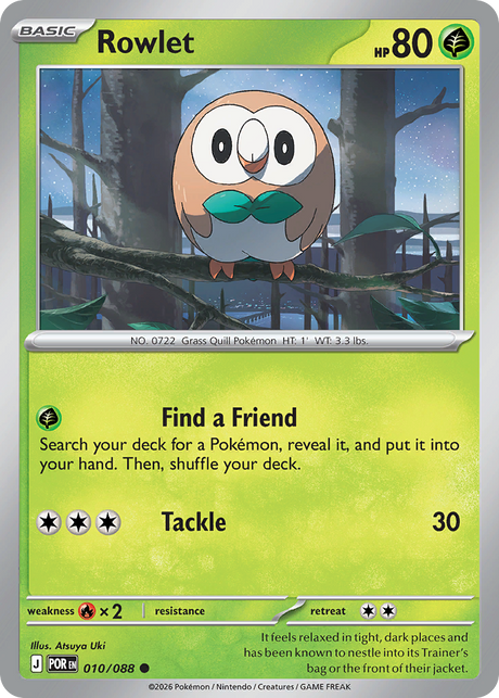 Rowlet (10/88) - Perfect Order (POR)