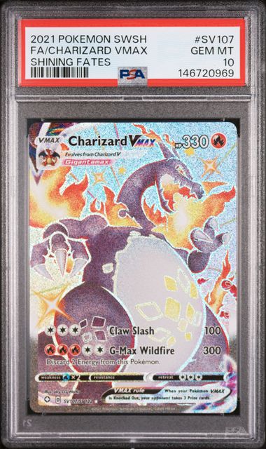 Charizard VMAX #SV107 - [Graded PSA 10] Shining Fates: Shiny Vault (SHFSV)