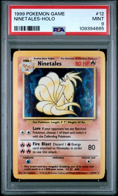 Ninetales #12 - [Graded PSA 9] Base Set (BS)