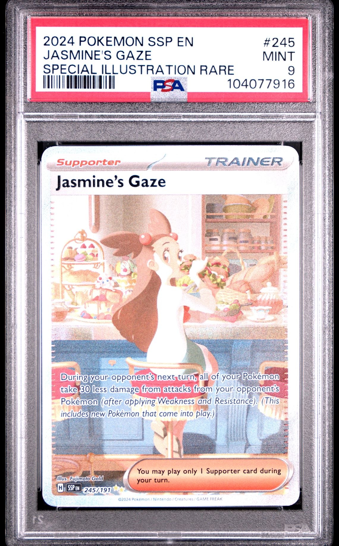 Jasmine's Gaze Special Illustration Rare #245 - [Graded PSA 9] Surging Sparks