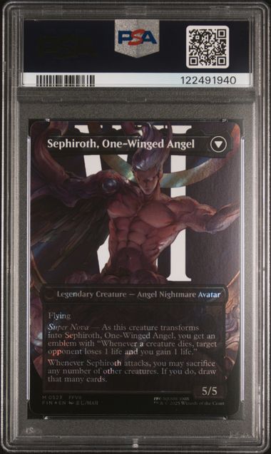 Sephiroth, Fabled SOLDIER (Borderless) (Surge Foil) - [Graded PSA 10] FINAL FANTASY: Through the Ages (FCA)