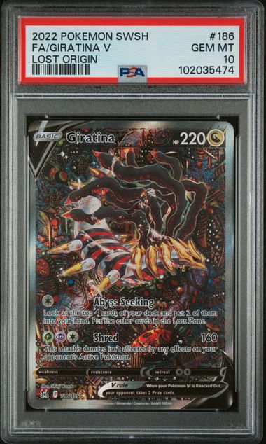Giratina V #186 - [Graded PSA 10] Sword & Shield Lost Origin