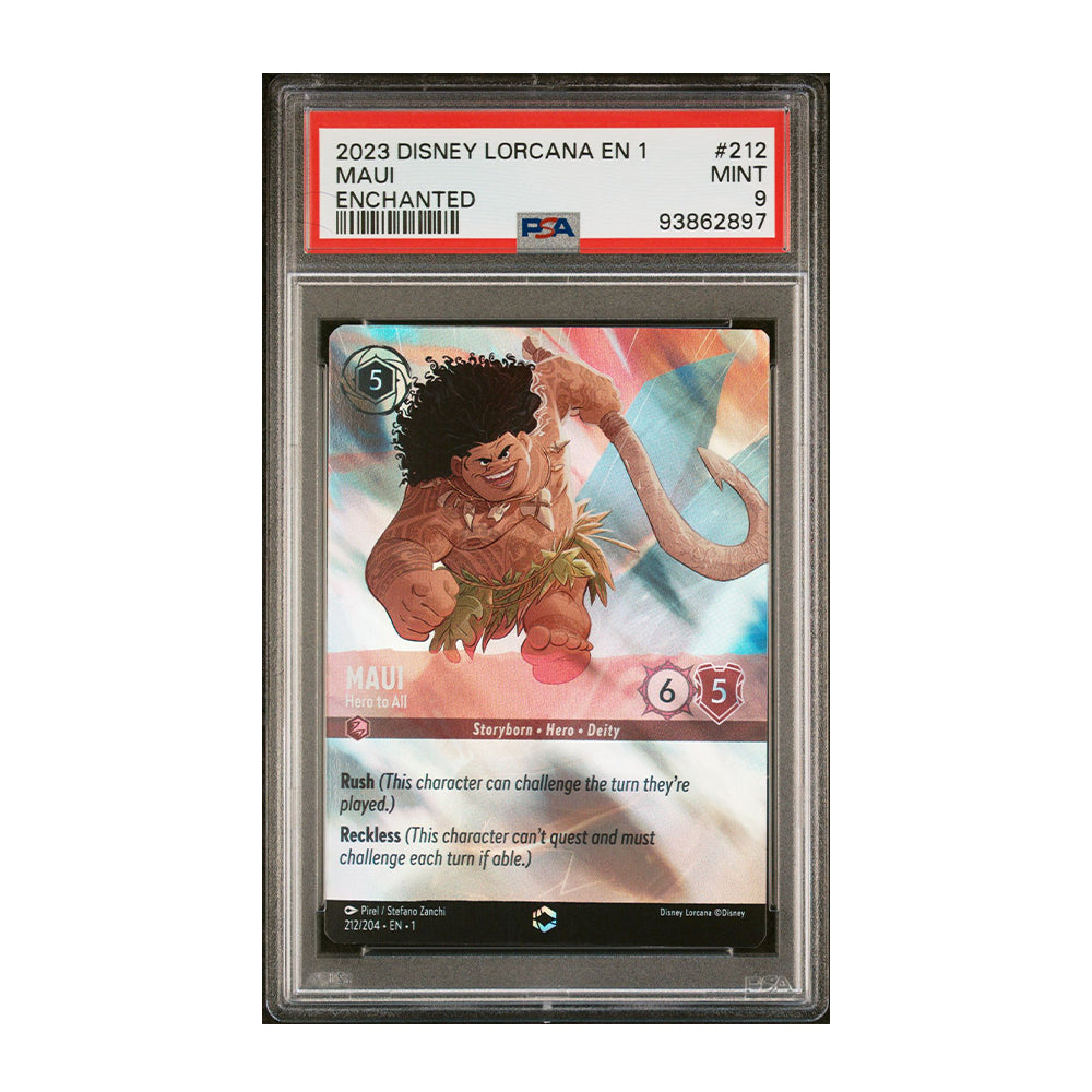 Maui - [Foil, Enchanted, Graded PSA 9] - Hero to All (Enchanted) - The First Chapter (1)