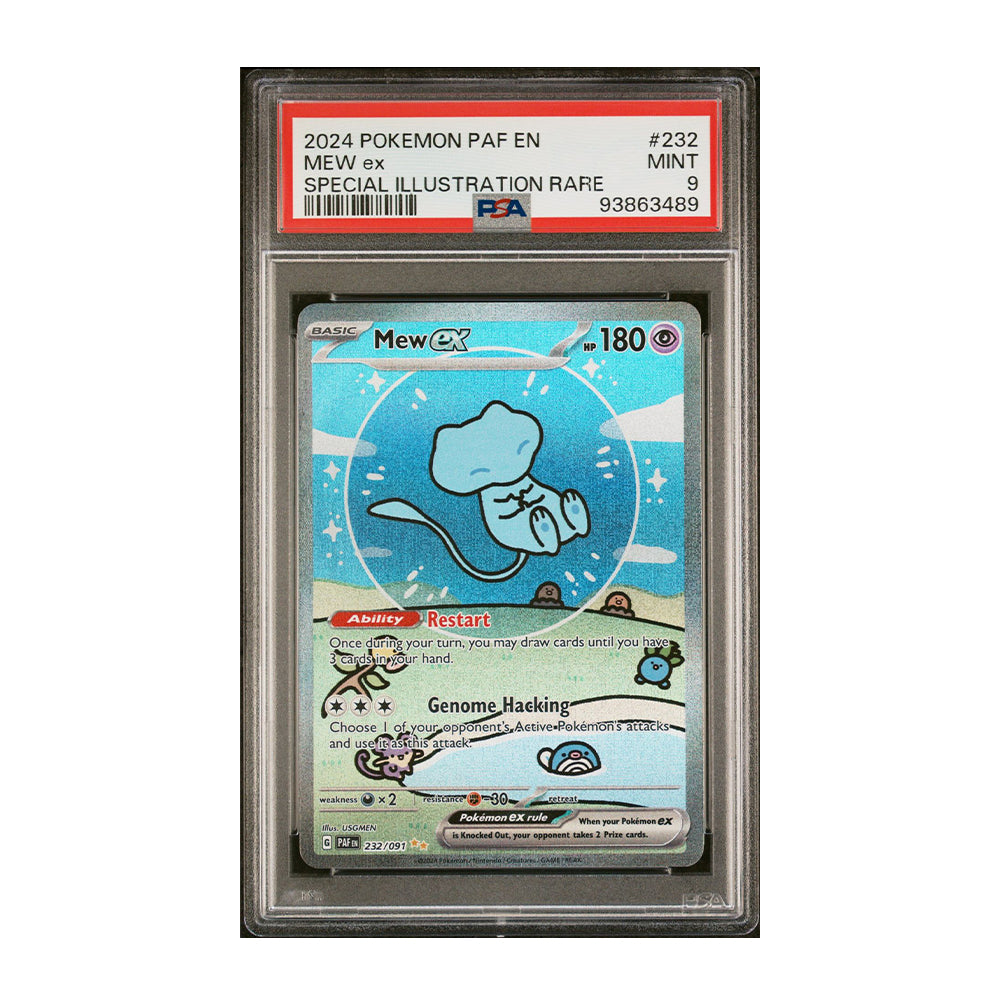 Mew ex [Holo, Graded PSA 9] -  232/091 SV: Paldean Fates (PAF)
