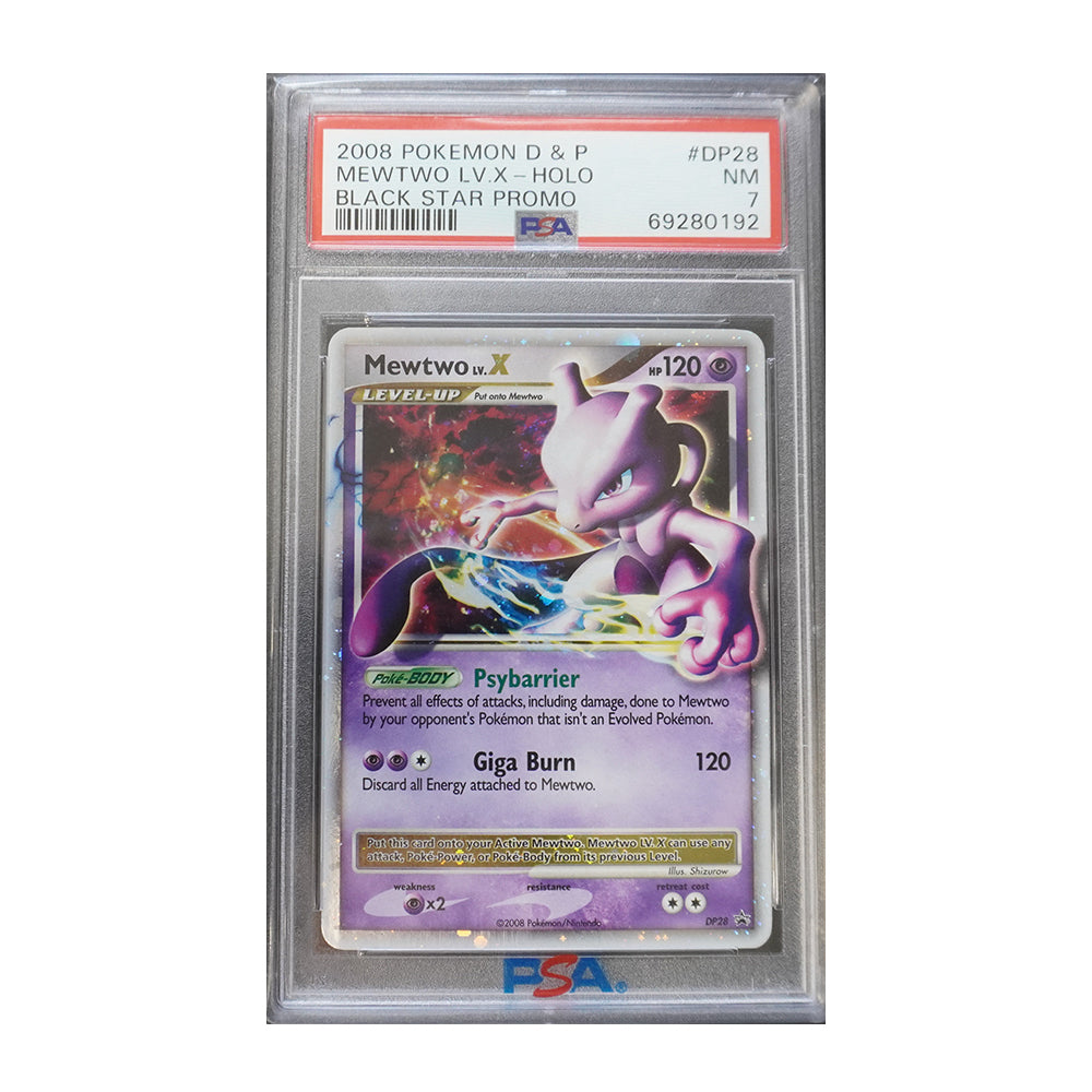 Mewtwo LV.X DP28 [Holo, Graded PSA 7] - Diamond and Pearl Promos (PR)