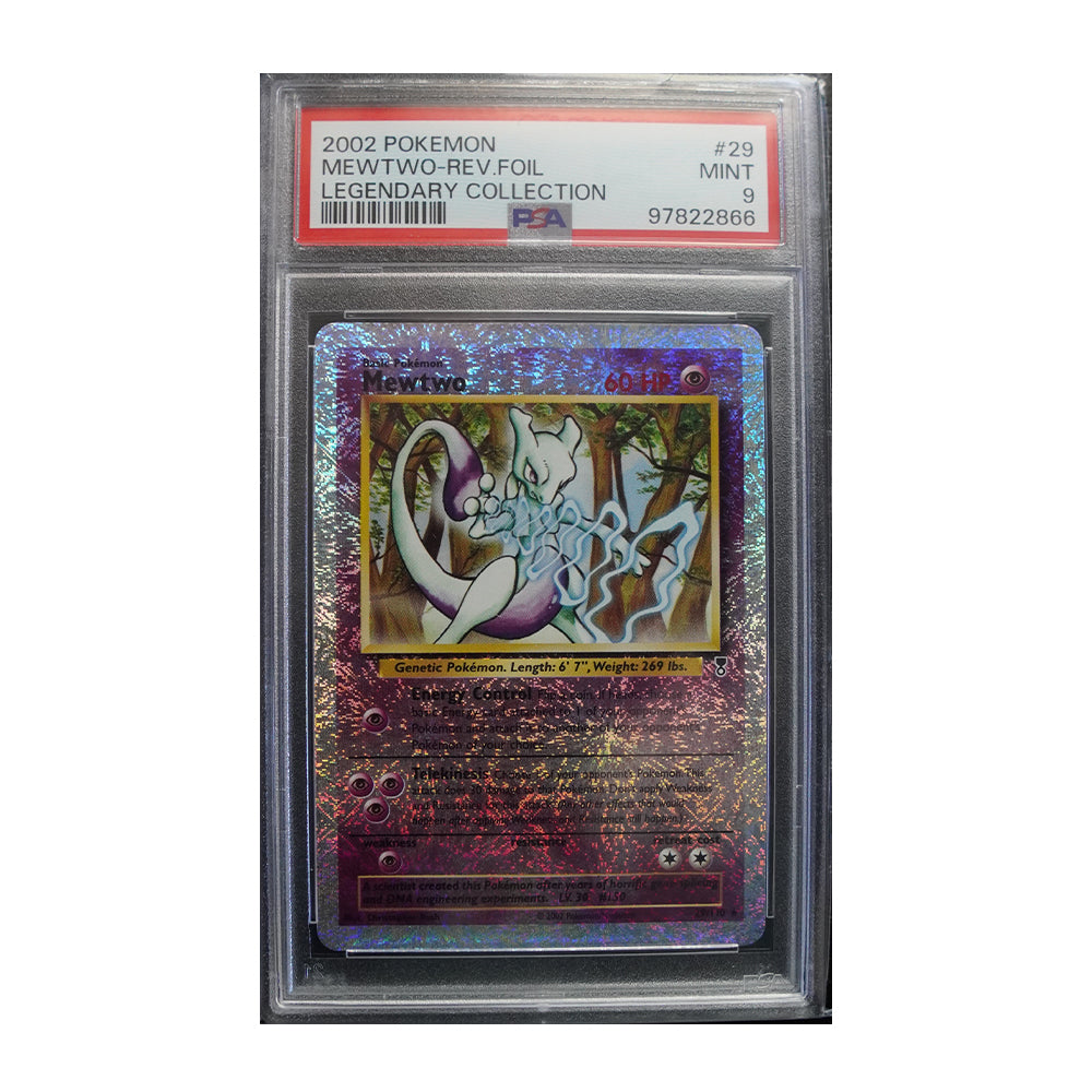 Mewtwo - [Reverse Holo, Graded PSA 9] Legendary Collection (LC)