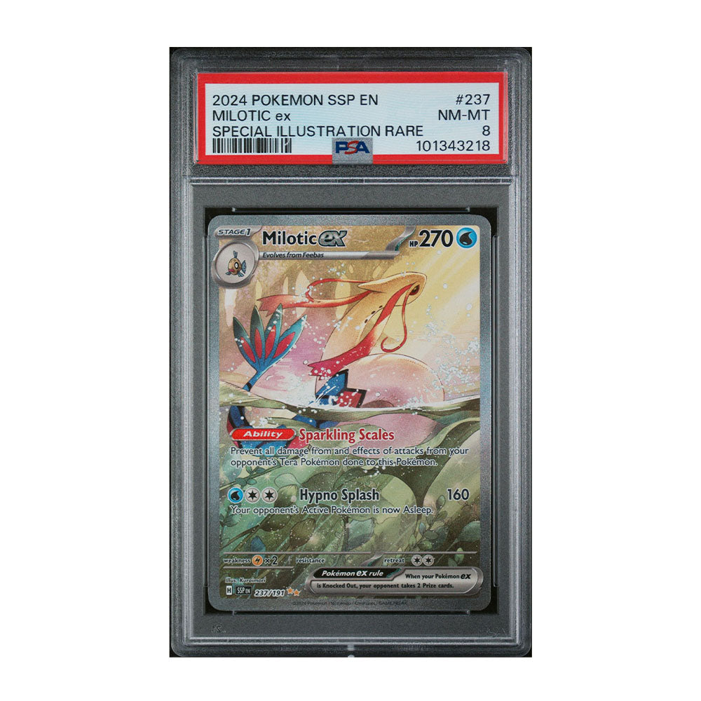 Milotic ex 237/191 - [Holo, Graded PSA 8] SV08: Surging Sparks (SV08)