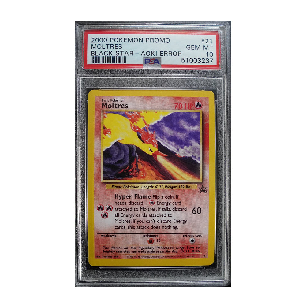 Moltres - [Aoki Error, Graded PSA 10] WoTC Promo (PR)