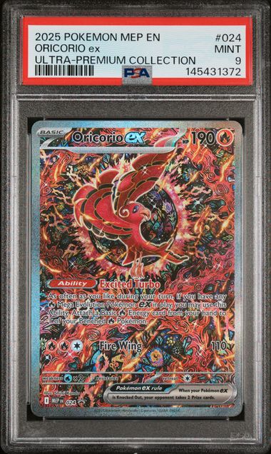 Oricorio ex #24 - [Graded PSA 9] ME: Mega Evolution Promo (MEP)