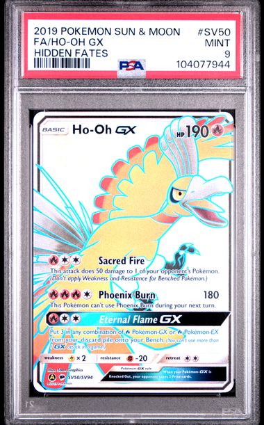 Ho-Oh GX #SM50 - [Graded PSA 9] Hidden Fates: Shiny Vault (HIF:SV)