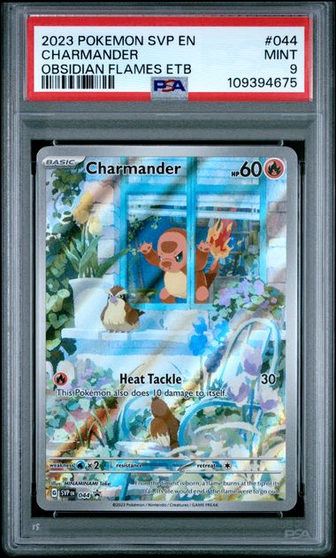 graded charmander card Charmander #44