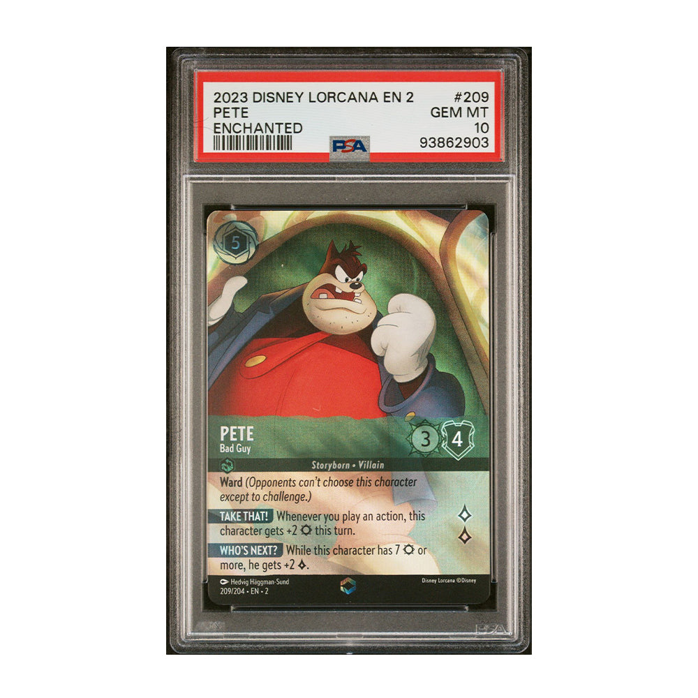 Pete - Bad Guy - [Foil, Enchanted, Graded PSA 10] Rise of the Floodborn (2)