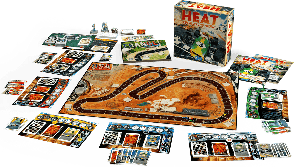 Heat Pedal to the Metal Board Game
