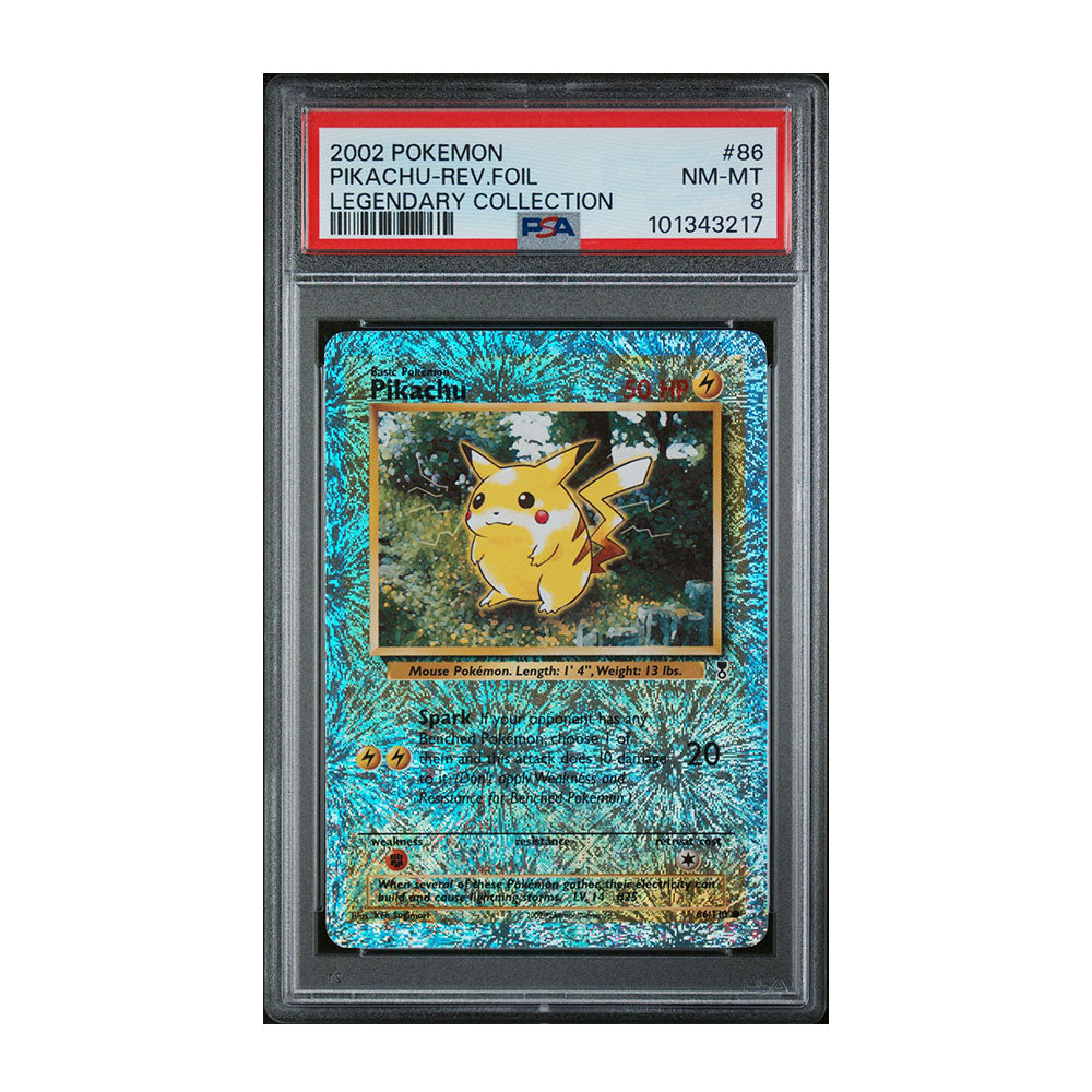 Pikachu - [Reverse Holo, Graded PSA 8] Legendary Collection (LC)