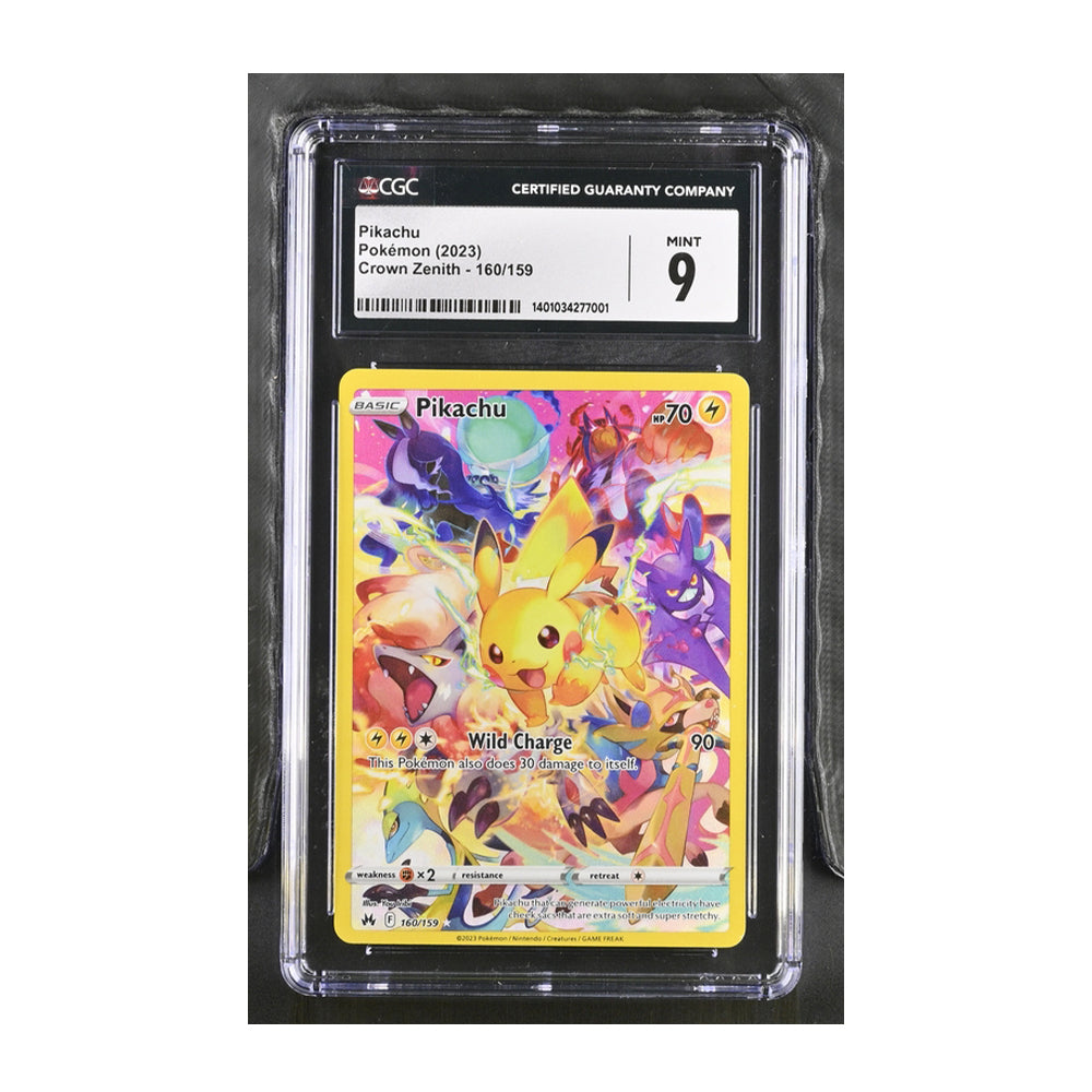 Pikachu (Secret) - [Graded CGC 9] Crown Zenith (CRZ)