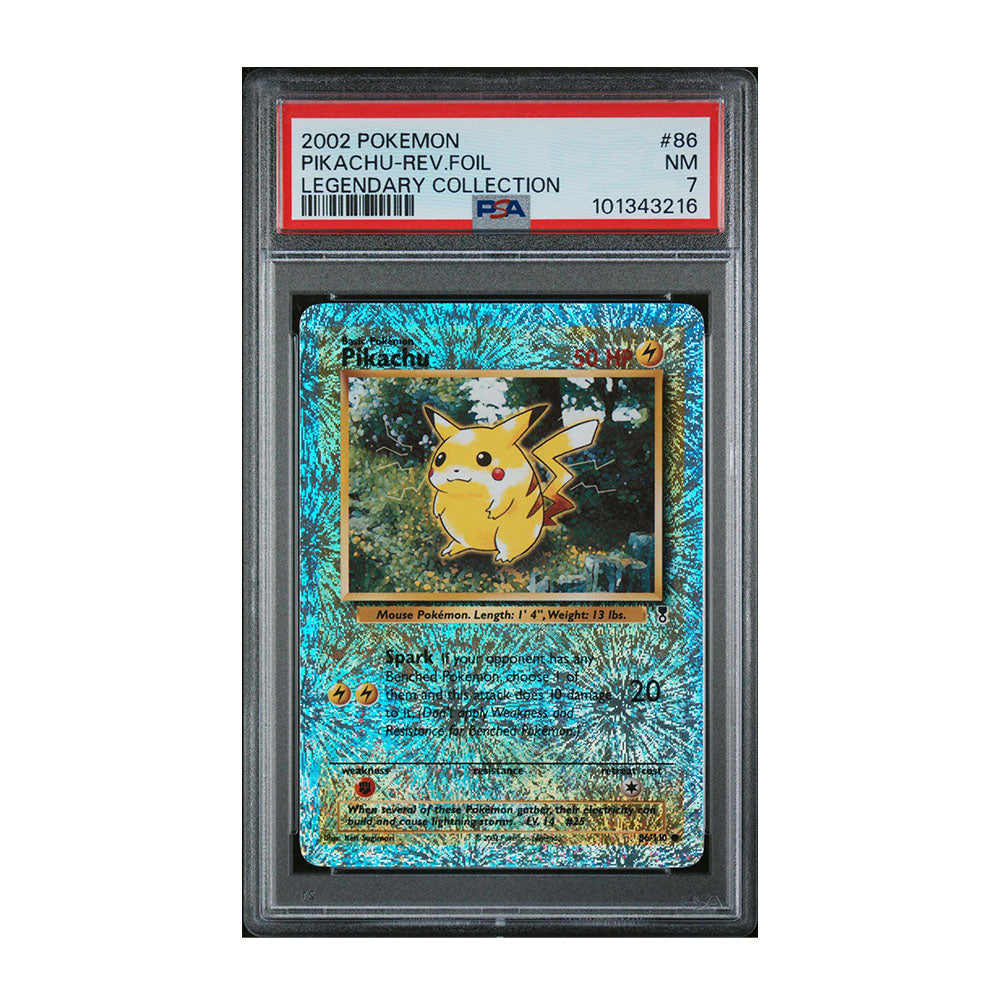 Pikachu - [Reverse Holo, Graded PSA 7] Legendary Collection (LC)