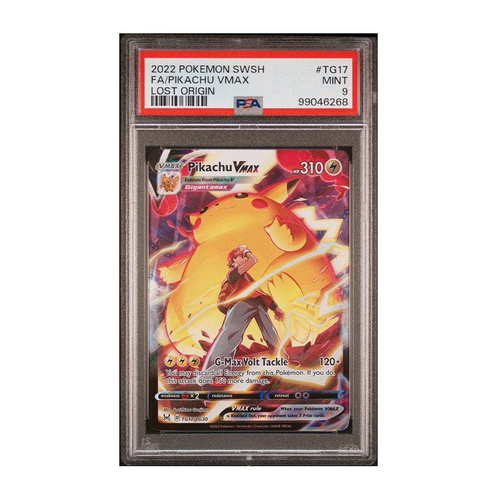 Pikachu VMAX [Holo, Graded PSA 9] - SWSH11: Lost Origin Trainer Gallery (SWSH11: TG)