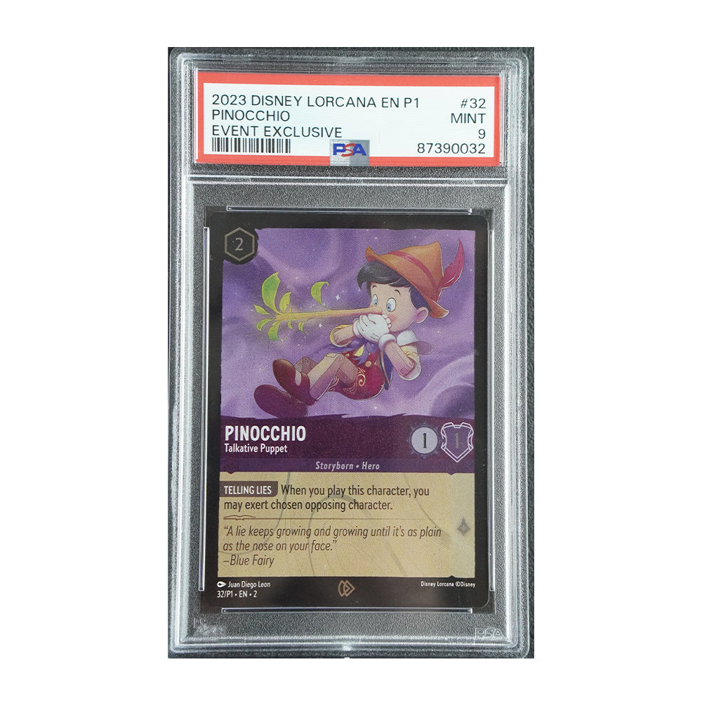 Pinocchio - Talkative Puppet - [Foil, Convention, PSA Graded 9] Promo (P1)