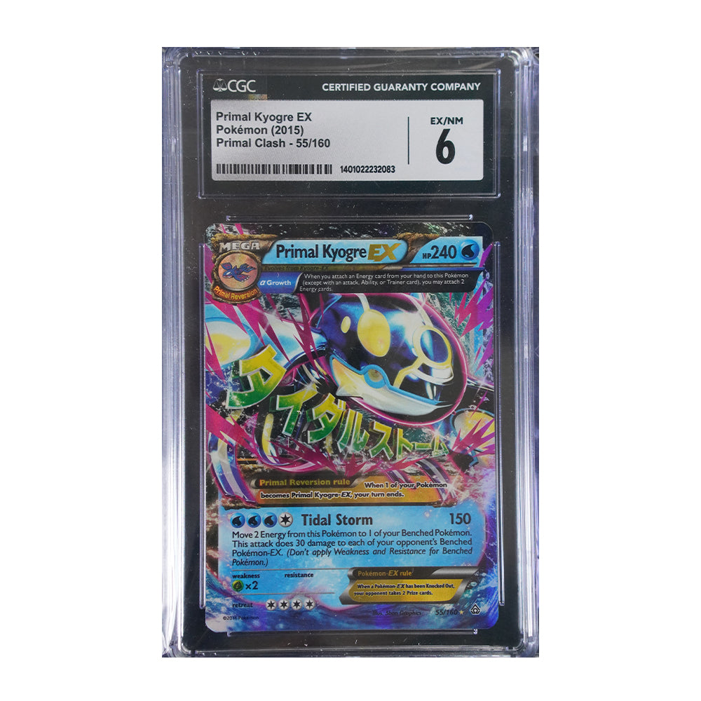 Primal Kyogre EX (Alpha) - [Holo, Graded CGC 6] XY - Primal Clash (PRC)