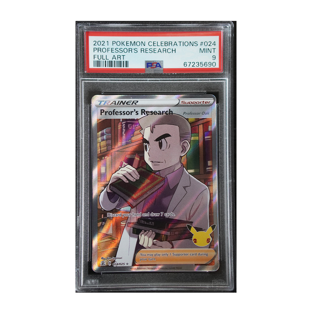 Professor's Research (Full Art) - [Holo, Graded PSA 9] Celebrations (CLB)