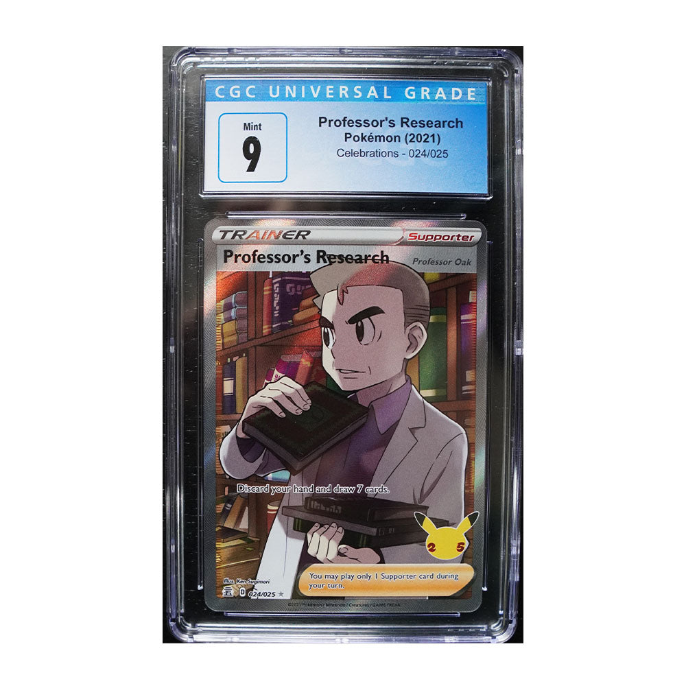 Professor's Research (Full Art) [Holo, Graded CGC 9] - Celebrations (CLB)