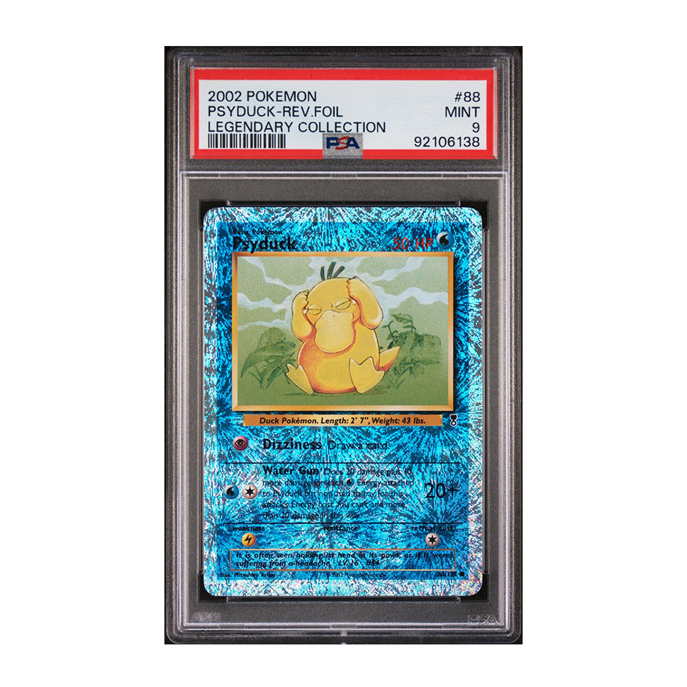 Psyduck [Reverse Holo, Graded PSA 9] -  Legendary Collection (LC)