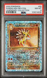 Sandslash #62 - [Reverse Holo, Graded PSA 8] Legendary Collection