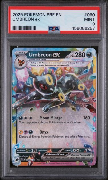 Umbreon ex #60 - [Graded PSA 9] SV: Prismatic Evolutions (PRE)