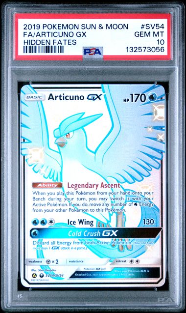 Articuno GX #SV54- [Graded PSA 10] Hidden Fates: Shiny Vault (HIF:SV)