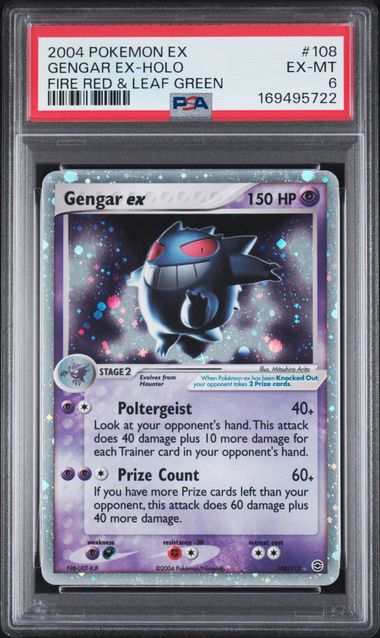 Gengar ex #108 - [Graded PSA 6] EX FireRed & LeafGreen (RG)