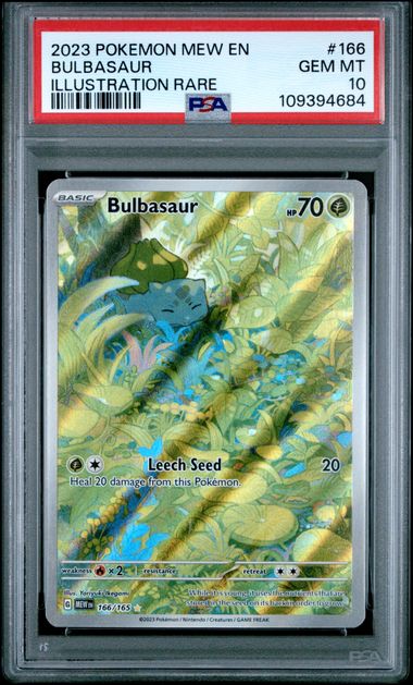 Bulbasaur 166/165 - [Graded PSA 10]  SV: Scarlet & Violet 151 (MEW)