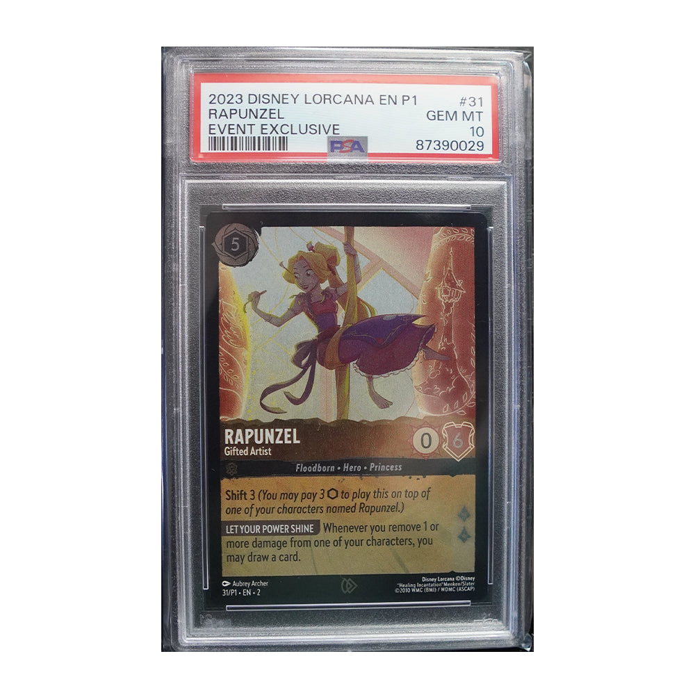 Rapunzel - Gifted Artist - [Foil, Convention, Graded PSA 10] Promo (P1)
