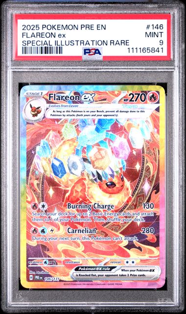 Flareon ex #146 - [Graded PSA 9] SV: Prismatic Evolutions (PRE)