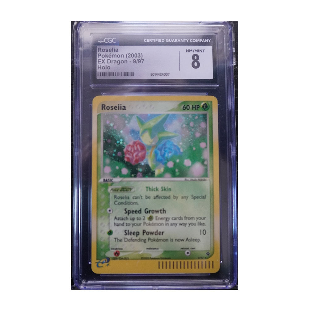 Roselia - [Holo, Graded CGC 8] Dragon (DR)