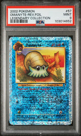 Omanyte #57 - [Reverse Holo, Graded PSA 9] Legendary Collection