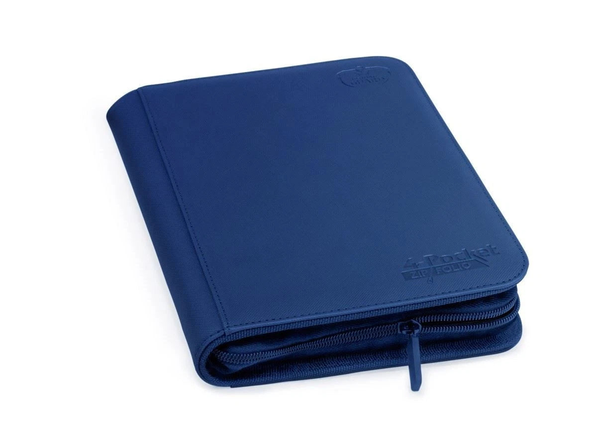 Ultimate Guard ZipFolio - 4 Pocket XenoSkin Binder - Blue