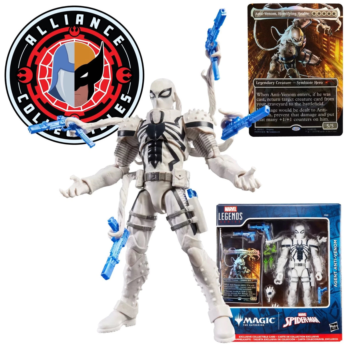 Marvel Legends MTG SPIDER-MAN 6" Hasbro Figure - AGENT ANTI-VENOM