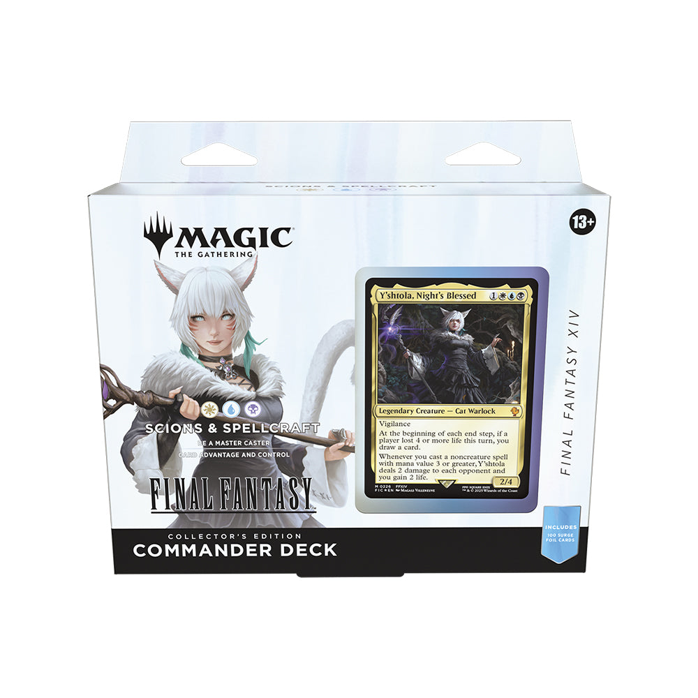 mtg final fantasy y'shtola commander deck Deck: Collector's Edition Experience epic battles and Takara Tomy Disney Lorcana Variant:Amethyst / Ruby Foil or Non-Foil_Non-Foil