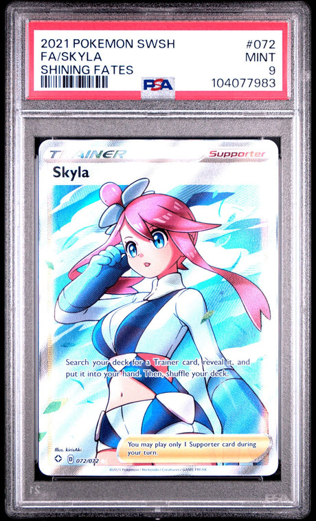 Skyla #072 - [Graded PSA 9] Sword & Shield Shining Fates