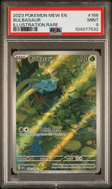 Bulbasaur 166/165 - [Graded PSA 9]  SV: Scarlet & Violet 151 (MEW)