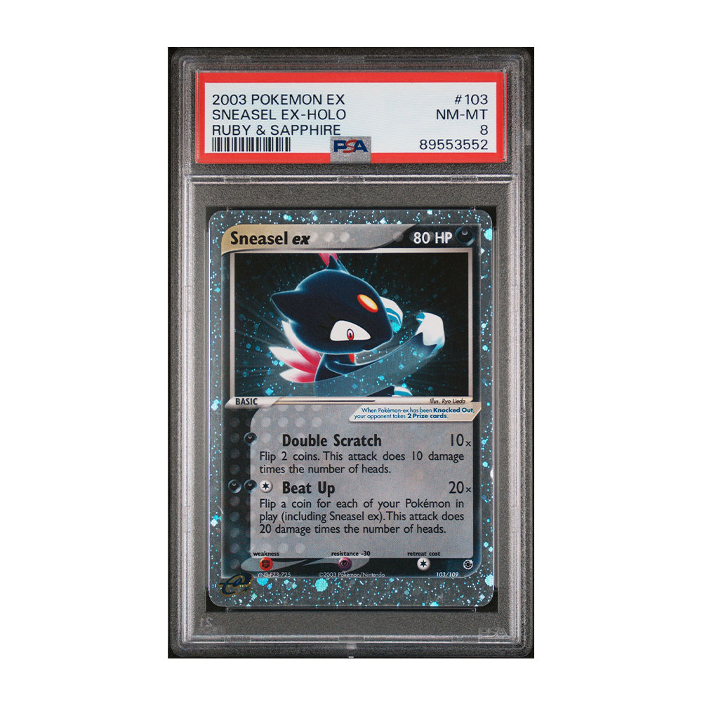 Sneasel Ex [Holo, PSA 8] -  Ruby and Sapphire (RS)