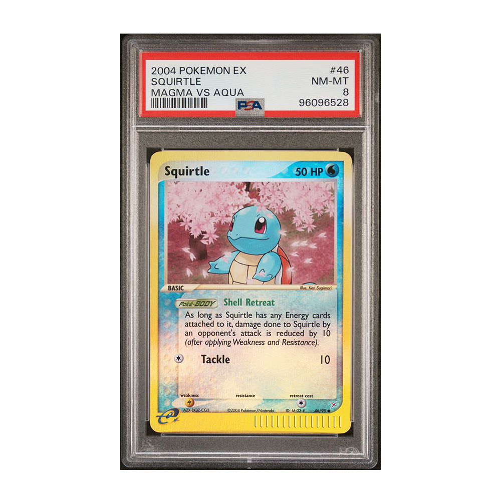 Squirtle - [Graded PSA 8] Team Magma vs Team Aqua (MA)