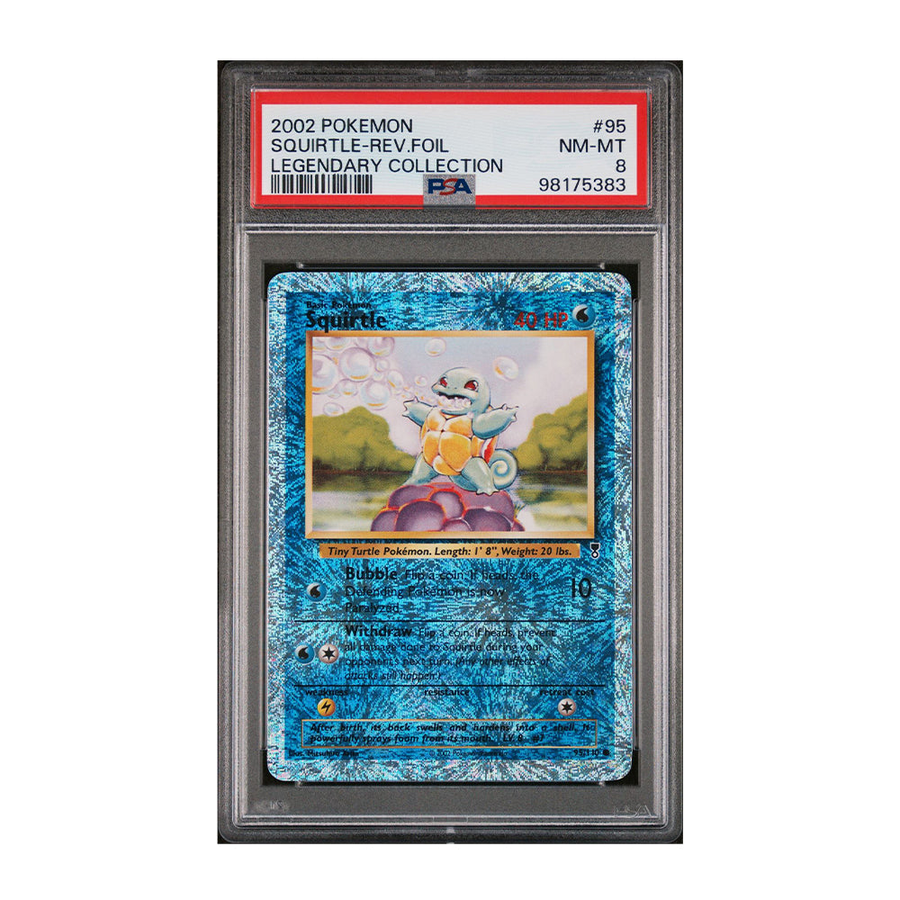 Squirtle - [Reverse Holo, Graded PSA 8] Legendary Collection (LC)