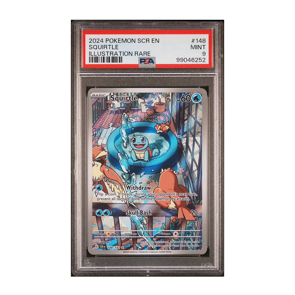 Squirtle [Holo, Graded PSA 9] - SV07: Stellar Crown (SV07)