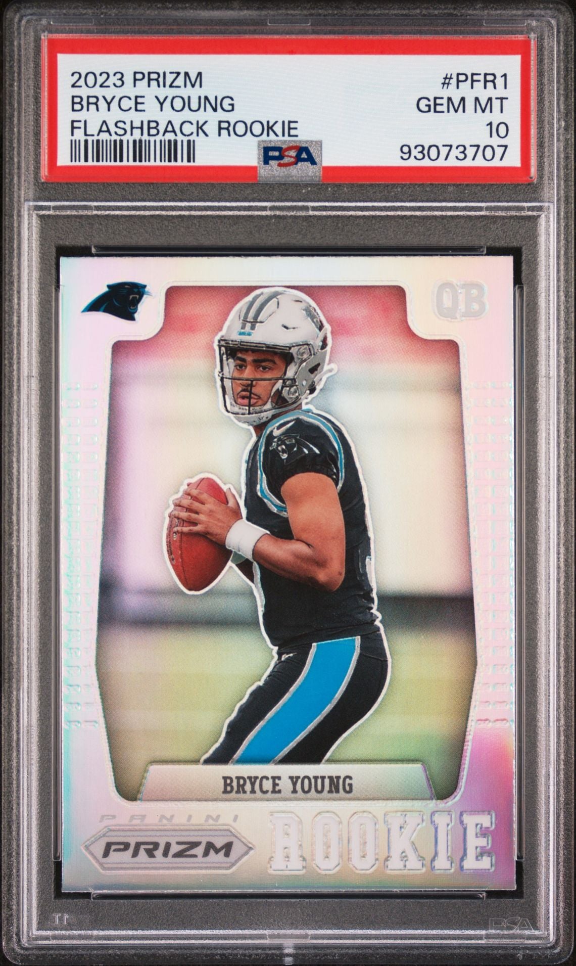 Bryce Young 2023 Panini Prizm Prizm Flashback Rookie #PFR1 - [PSA Graded 10] - Front